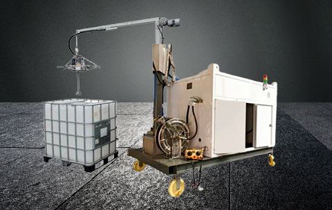 IBC Tank Temizleme Hidro Kumlama Makinesi
